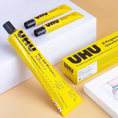 UHU 35/60ML All Purpose Transparent Adhesive Glue Extra Strong Clear Glue Handma