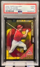 2000 Topps Gallery Mark McGwire of Heroes #GH5 Cardinals PSA 9 MINT