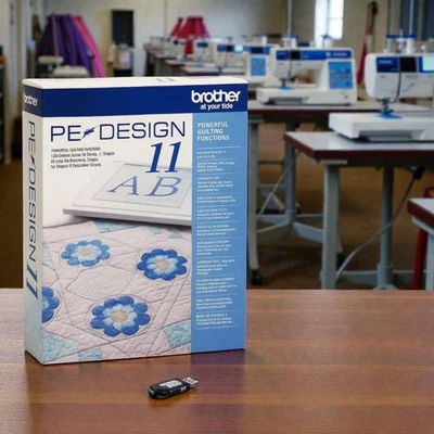 PE-DESIGN 11R PE-Design 11 Embroidery Software | USB Version | Installation Video Included | W