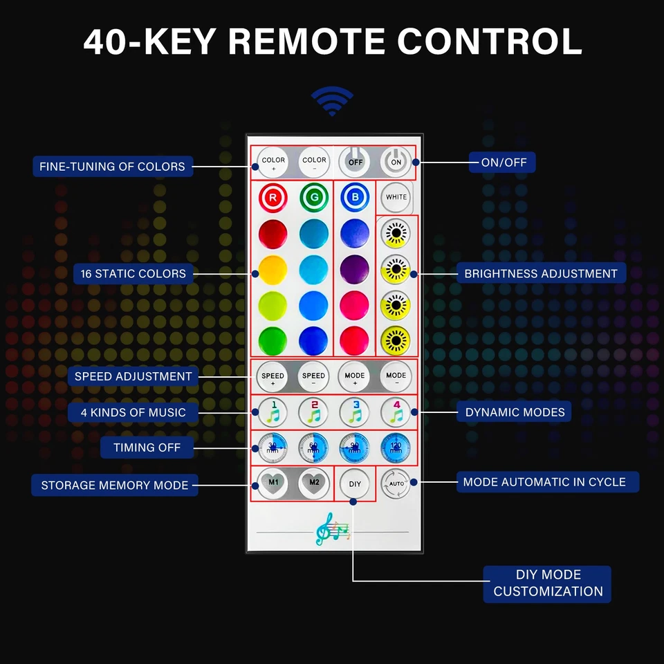 Estante de exhibición de botellas de licor con iluminación LED, estante de exhibición de barra de 20 pulgadas, iluminación hágalo usted mismo Foto 4 de 4