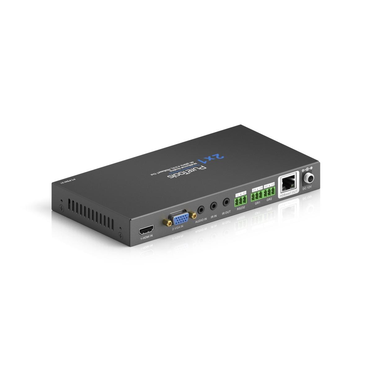 Purelink Puretools - Scaler Switcher 2x1, 4k, Hdbaset Ausgang