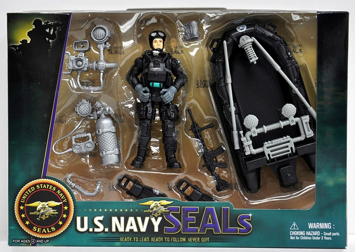 New Excite Toys U.S. Navy Seals Assault Raft and Soldier Scuba