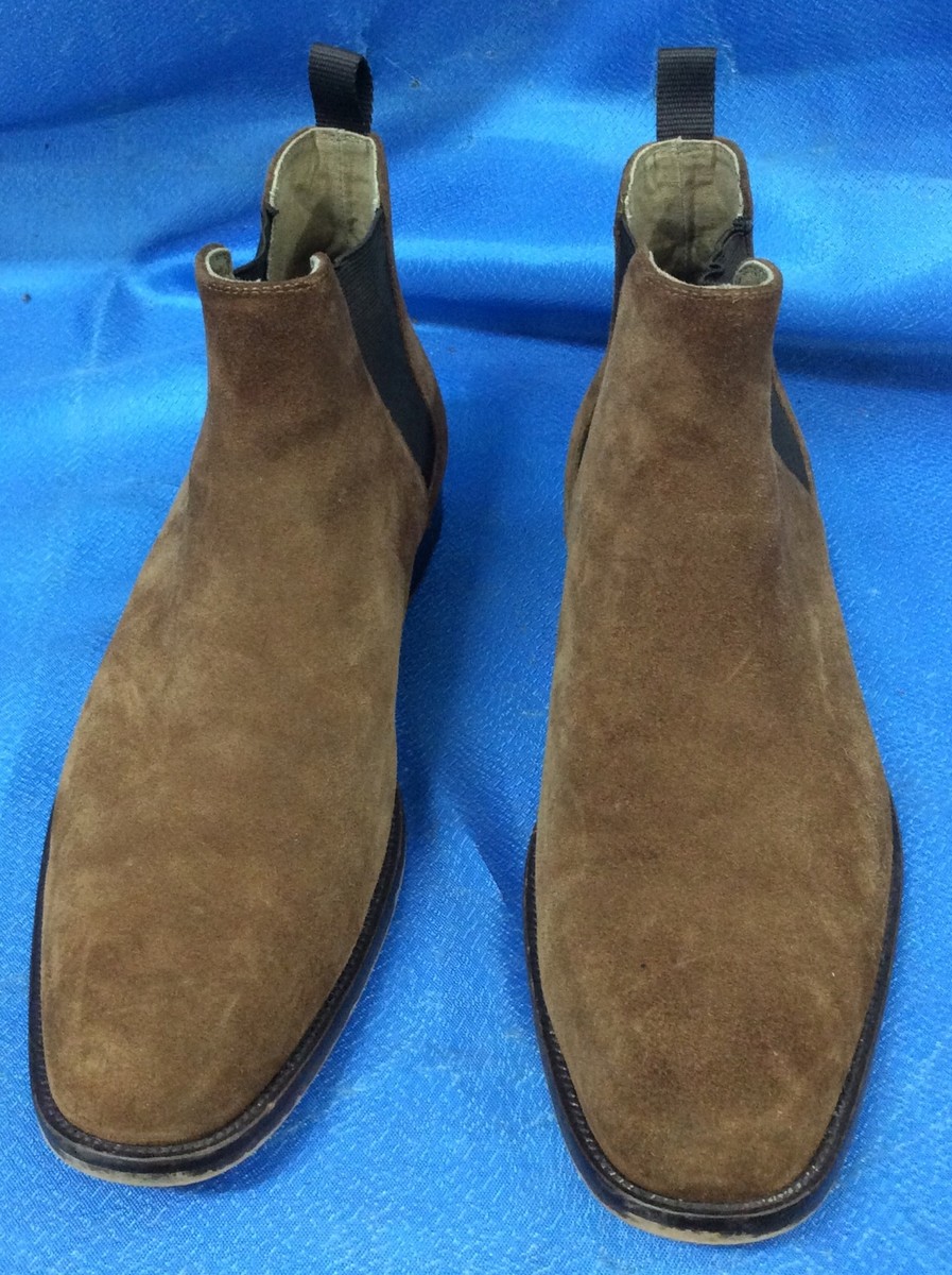 Aldo Mens CHELSEA BOOTS suede BROWN SIZE 11 USA -CLEAN- | eBay display picture 1