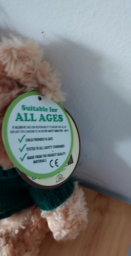 Ireland traditional teddy bear New with tags - 第 5/6 張圖片