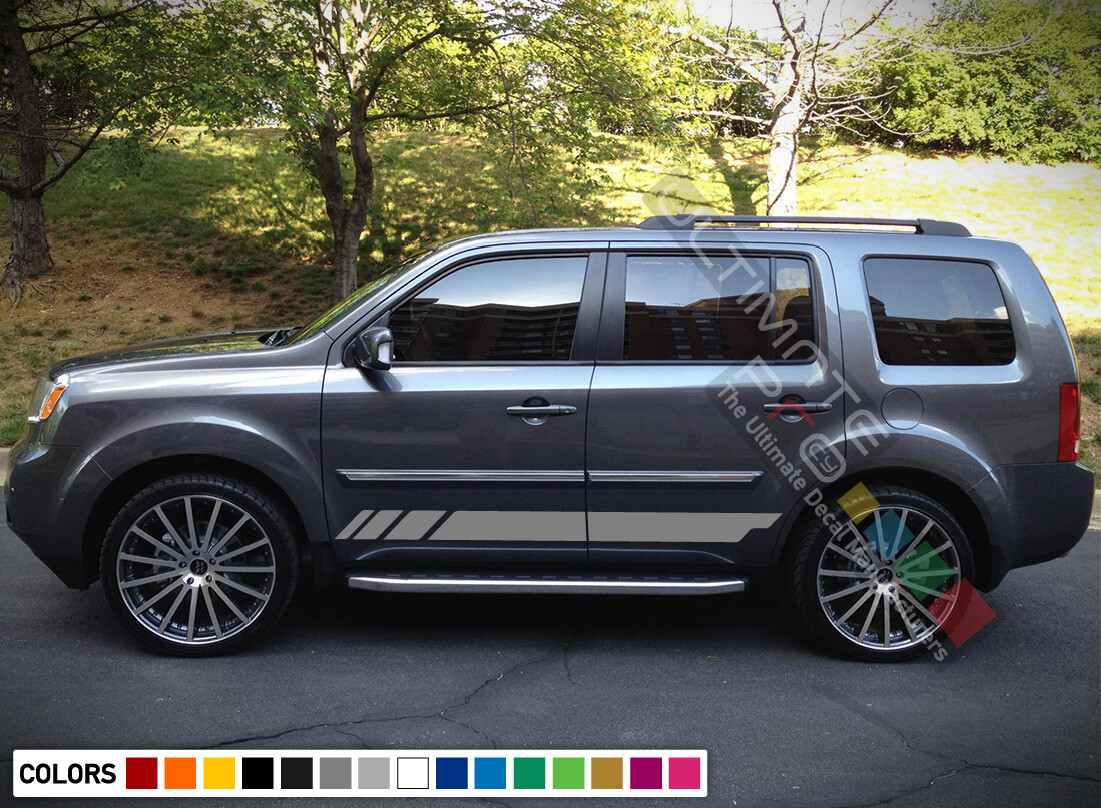 Sticker Decal Side Door Stripes for Honda Pilot Fender Headlight