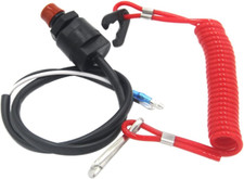 Universal Boat Outboard Engine Motor Lanyard Kill Urgent Stop Switch Safety Te