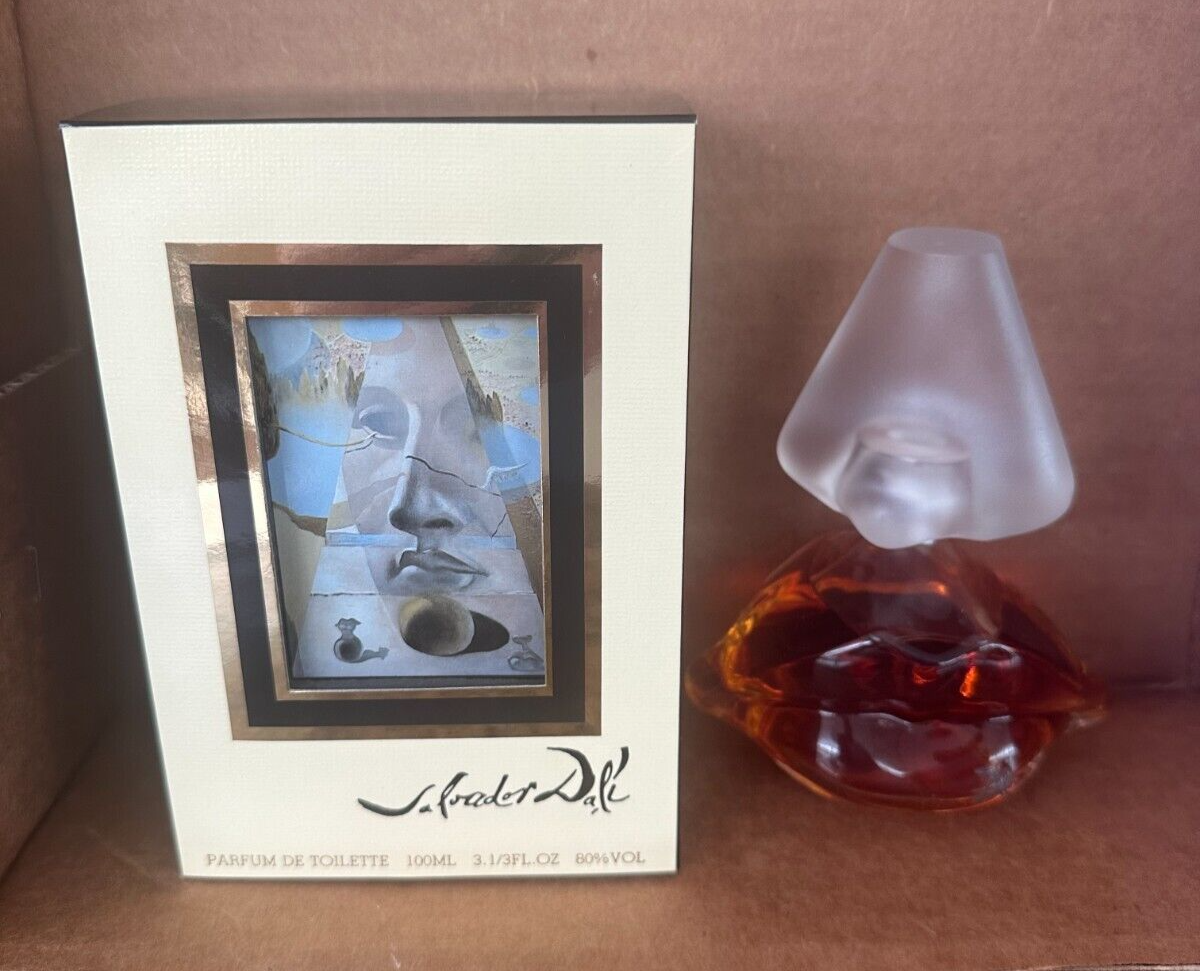 VINTAGE Salvador Dali Parfum de Toilette 3.1/3 fl oz 1980s Edition