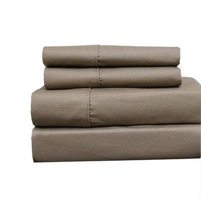 650 Thread Count Solid Cotton Blend 22 inch Super Deep Pocket Sheet Set
