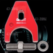 For Chevy Gm Billet Aluminum Distributor Hold Down Clamp - Red