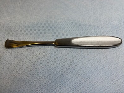 V. Mueller NL1150 Campbell Periosteal Elevator 16mm Wide Curved Blade