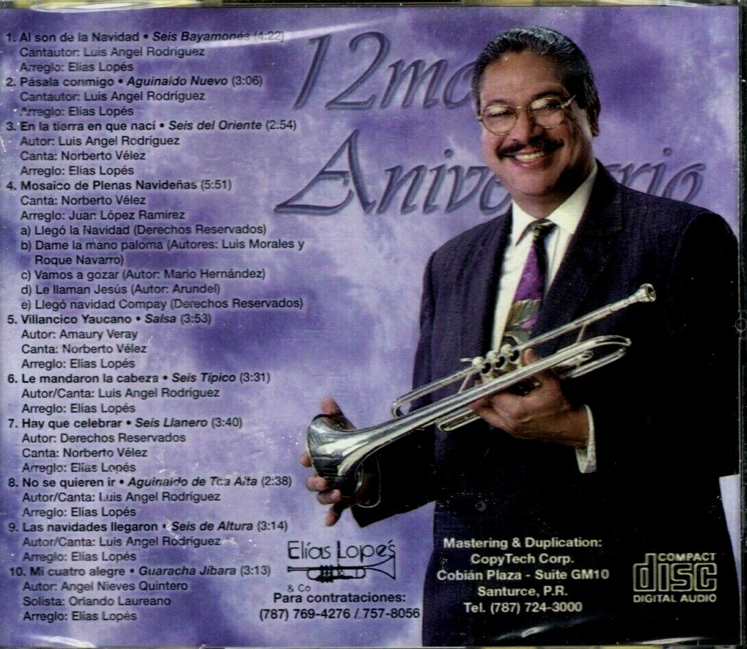 ELIAS LOPES TROMPETAS CON TROVADORES Fiesta de Navidad CD