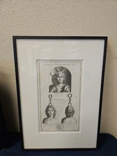 DIANE APOLLON ET GAULOIS Art Print Framed/Matted Lithograph 