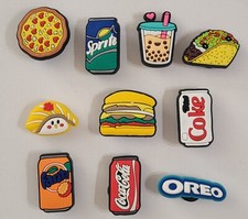 10 pcs. Food Shoe Charms For Crocs