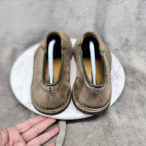 Clarks Shoes Mens Size 10.5 Tan Leather Slip On Crepe Rubber Sole Loafers *GUC* - Picture 5 of 11