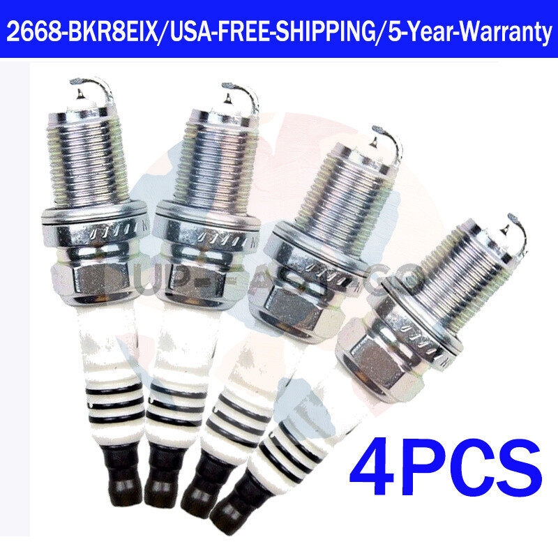 4X 2668 - Iridium IX Spark Plugs BKR8EIX  FOR Racing Colder US