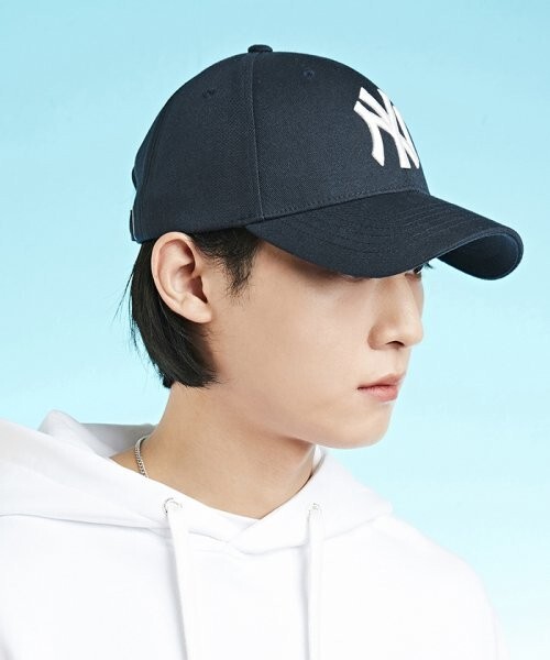★MLB Korea★ New Nylon Structure Ball Cap CLE MgPurple 3ACP MLB Unisex New Fit Structure Ball Cap NY Navy 3ACP0802N