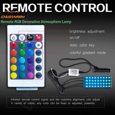 Rgb Led Car Interior Accessories Floor Decorative Atmosphere Strip Lamp Lights4