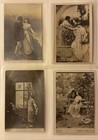 24 POSTCARDS=ROMANTIC=RUSSIA=many of them RARE= 1900+ MINT/USED#04316 — photo 6
