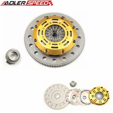ADLERSPEED Twin Disc Clutch Kit For Honda Acura RSX K20 K24 w/ Medium Flywheel