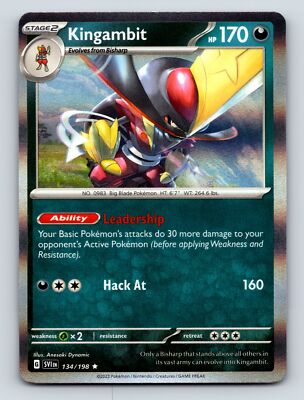 Stage 2 Kingambit HP 170 Leadership Ability Hack At Rarity Dark | eBay