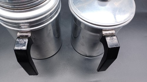 Vintage 50s Flip & Drip Coffee/espresso Maker. Aluminum. Made It Italy. D1965 - Picture 13 of 18