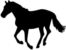 Aufkleber Pferd Pferdeaufkleber Aufkleber Pferdehänger sticker Hannoveraner #05