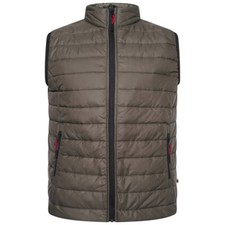Mens Kam Quilted Padded Puffer Smart Gilet Body Warmer Jacket M-XXL