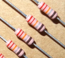 4 pcs 22nF, 50V Axial Capacitors