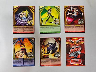 Bakugan Battle League Toys R Us Brawler Promo Cards Set 2010 FIVE Promos + ONE