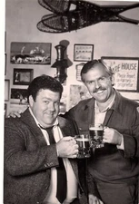 Cheers TV Show George Wendt As Norm John Ratzenberger As Cliff 8 x 10 Photo