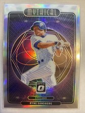 Ryne Sandberg 2021 Donruss Optic #M11 Mythical Silver Holo Prizm Chicago Cubs