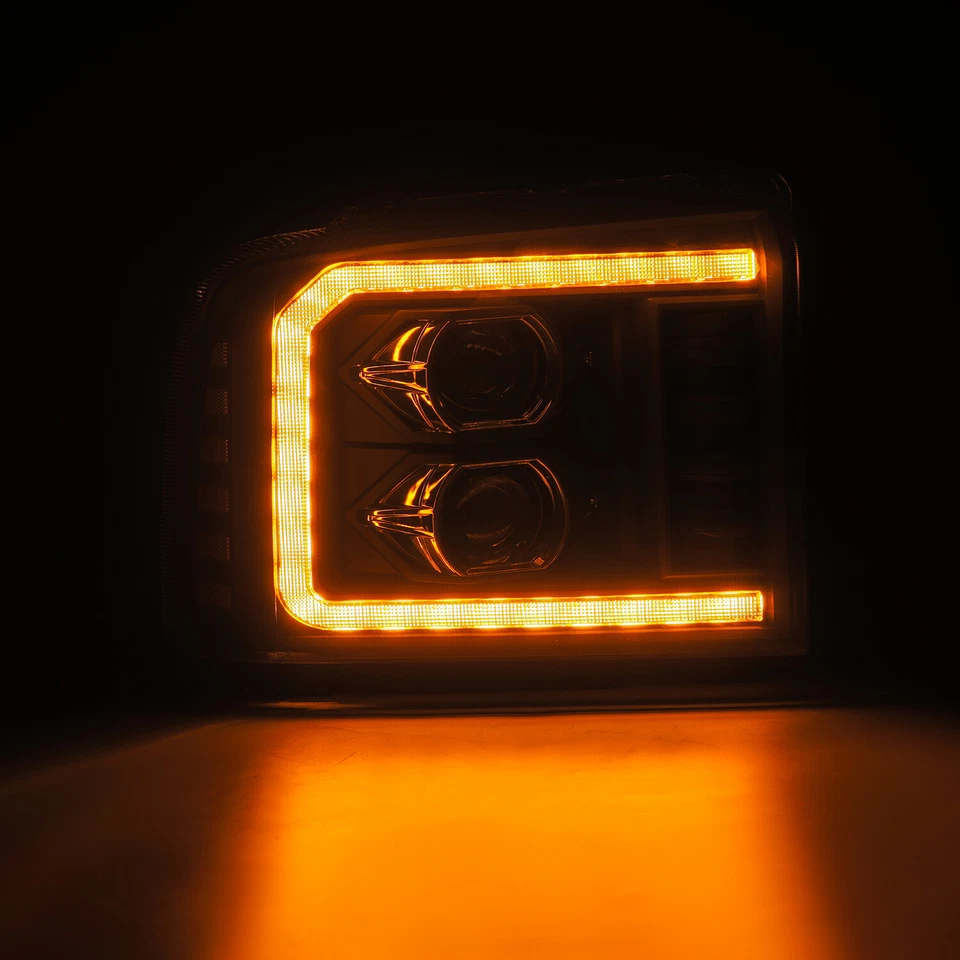 Faros proyectores LED negros para Ford Super Duty/Excursion serie PRO 05-07 Foto 3 de 4