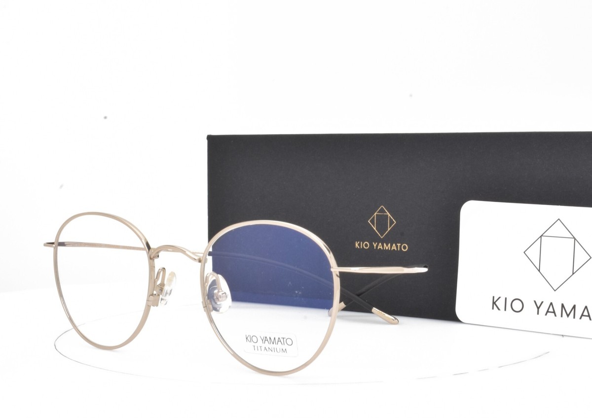 Kio Yamato KT-491U RSG ROSE GOLD TITANIUM 49-21-150 Flexible Temples eyeglasses-kio-yamato-rose-  main image 3