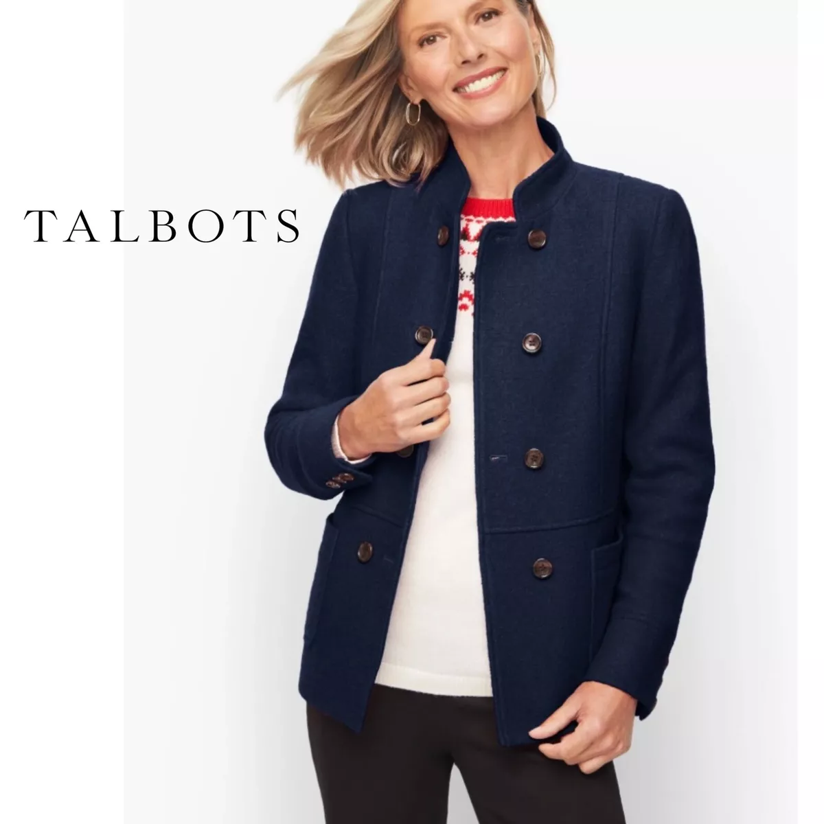Talbots womens wool coats new arrivals