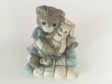 ENESCO CALICO KITTENS ‘YOU’RE SO HUGGABLE’ FIGURE PRISCILLA HERMAN VGC