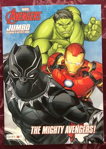 NEW Marvel Avengers Jumbo Coloring & Activity Book The Mighty Avengers! - Bild 1 von 6