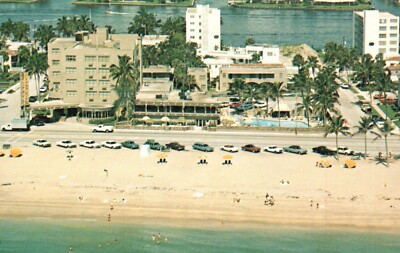 Postcard FL Ft Lauderdale Trade Winds Hotel & Apartments 1970 Vintage PC f3939