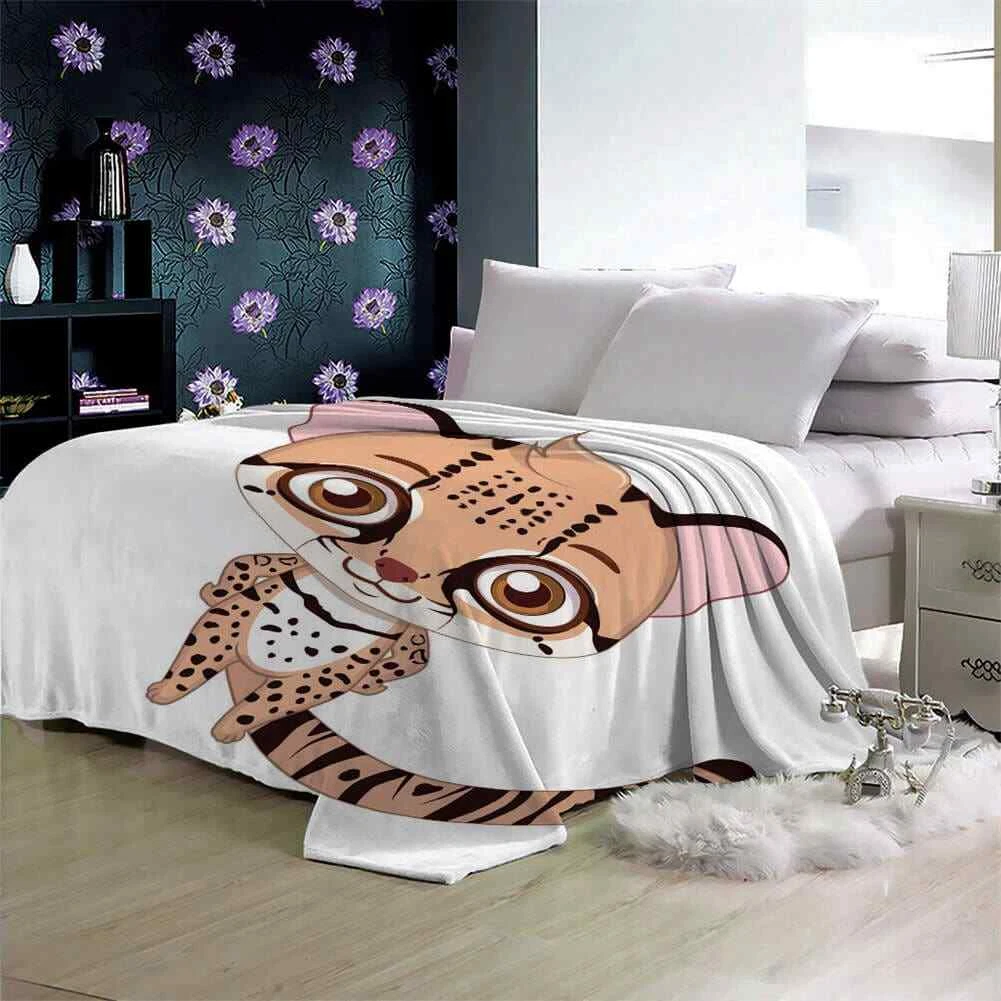 Spotty fleece blanket clearance