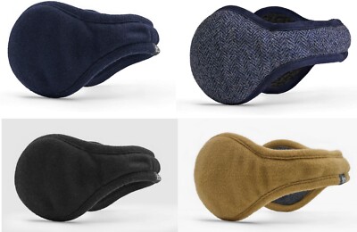 180's Men's Chesterfield Wool Adjustable Behind-the-Head Ear Warmers Great Gift!