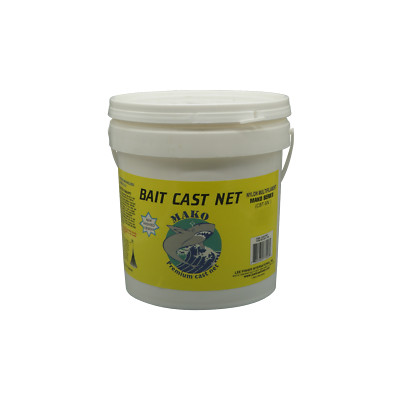 Mako Nylon Cast Net - 3/8'' Sq. Bait Mesh