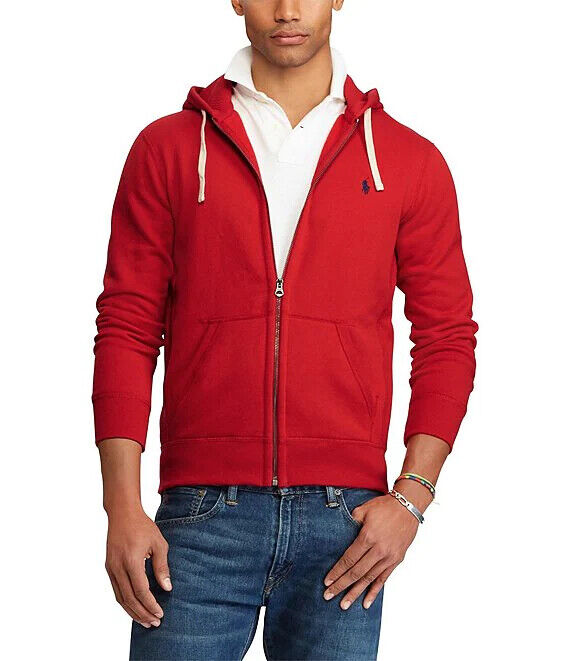 Polo Ralph Lauren Men's Sz 2XL Pony Graphic Logo Full Zip Polo Ralph Lauren Men's Sz 2XL Pony Graphic Logo Full Zip