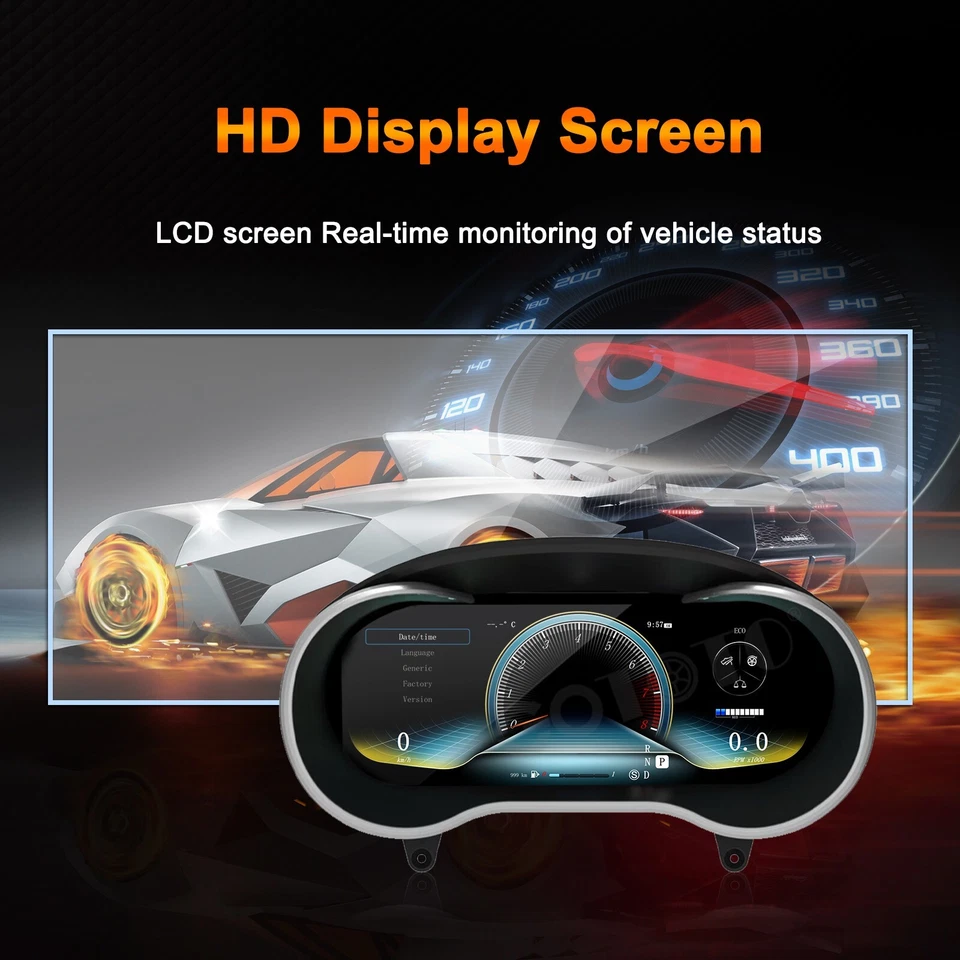 Cuadro de instrumentos digital LCD compatible con Mercedes Benz Clase C W205 2015-2018 Foto 4 de 4