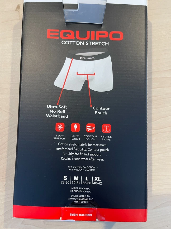 Paquete de 3 calzoncillos boxer Equipo para hombre azul surtido, gris jaspeado azul marino XL, B0000005 Foto 2 de 3