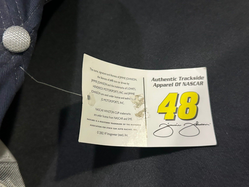 NEW Vintage 2002 Chase 48 Jimmie Johnson Team Lowes Racing Nascar Authentics Tag - Picture 8 of 8