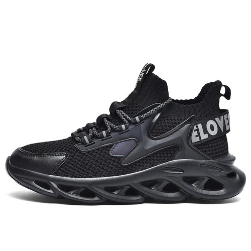 Moda Zapatos con suela de hoja Zapatos deportivos cómodos Malla Transpirable Tenis - Imagen 35 de 47