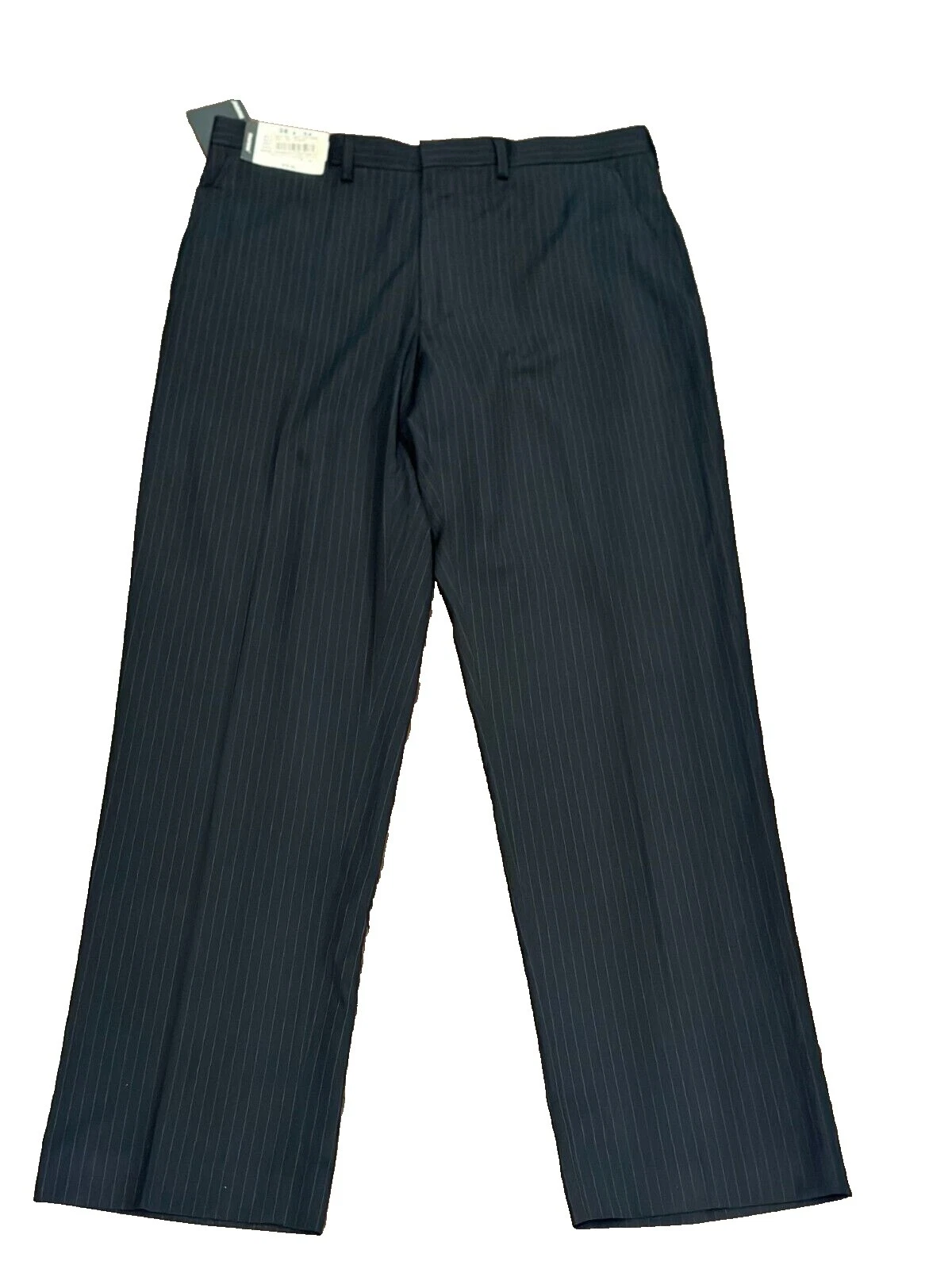 Pantalones de Tamaño Regular Murano Negro para Hombres