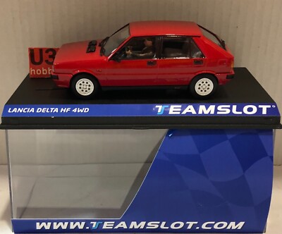 Team Slot 12901 Lancia Delta HF 4WD Red Street Car