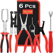 Fuel Line Pliers Hose Remover Set Fuel Filter Caliper Pipe Clamp Clip Disconnect
