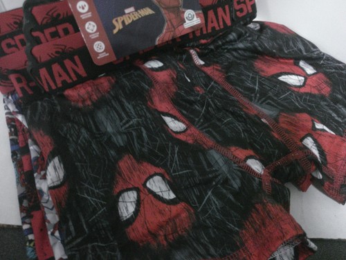 Boy's Athletic Boxer Briefs Marvel Spider Man L 10-12 Moisture Wicking 4 Pack - Picture 3 of 6