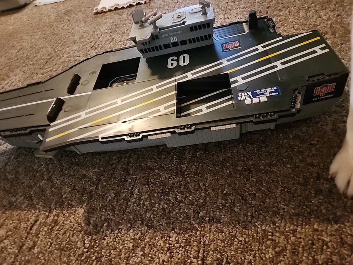 Vintage Gi Gi Joe Aircraft Carrier Size VTG 2001 Hasbro GI Joe USS